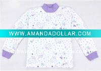 2011 The newest child's winter warm underwear set