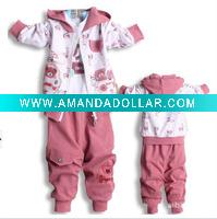 2011 new childs clothes three suits