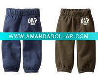 soft 100%polyester warm boy's long pants