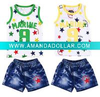Wholesale 2011 kids cute clothes sets