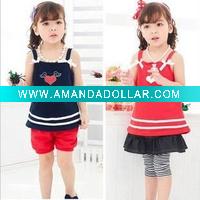 Wholesale 2011 children's fashion cute funny comfortable new clothing set