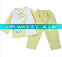 Wholesale 2011 children's fashion cute funny comfortable new clothing set