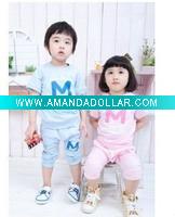 Wholesale 2011 children's fashion cute funny comfortable new clothing set