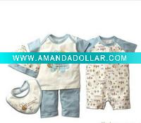 Wholesale 2011 children's fashion cute funny comfortable new clothing set
