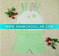 Wholesale 2011 children's fashion cute funny comfortable new clothing set