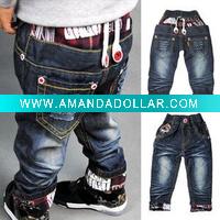 Wholesale fashion children jeans pants