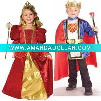 Wholesale royal prince and princess couple children costumes BSCC-0179