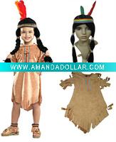 Wholesale America indian children Costume bscc-1035