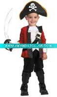 Wholesale pirate Captain Children Costume bscc-0535