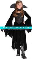 Wholesale Black Rose Vampiress Child Costume bscc-0534