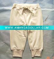 Wholesale child knitting capri,kids pant,children garment