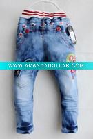 Wholesale Fashion children jeans , the 2011 spring new styles