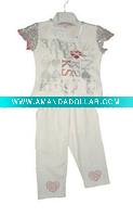 Wholesale 2011 summer fashion 2pcs knitted children suit