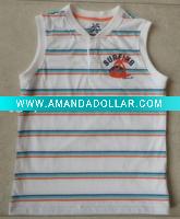 child stripe color T-shirt