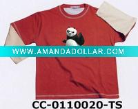 Wholesale Children's t-shirt of 100% cotton for 2-6 years old
