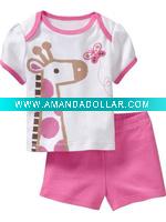 Wholesale baby KASA short-sleeve suit
