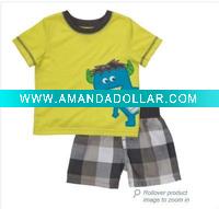 Wholesale baby KASA short-sleeve suit