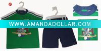 Wholesale 100% cotton boys suit
