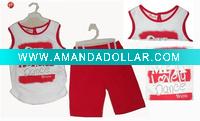 Wholesale striped girls suit