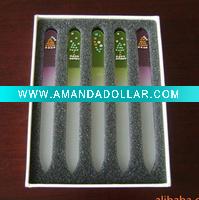 Wholesale fashion glass nail file