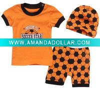 Wholesale 100% cotton three-pcs suit KASAbaby suit famous baby clothes child/children/kids/baby clothing/wear/clothes