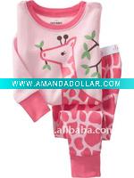 Wholesale KASAbaby cotton pajama/100% cotton pajamas set/KASAbaby children clothing/ kids clothing/child garment/baby garment
