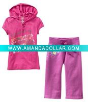 Wholesale child clothing KASAbaby girls suits child wear kid wear baby clothes kids clothes