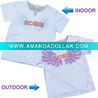 Wholesale UV color change cotton child wear