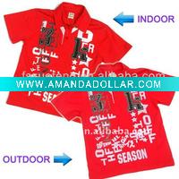 Wholesale UV color change childrens brand clothing