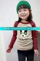 2011 girls printing t-shirt