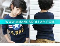 Wholesale Japan korea fashion t-shirt boys 2011