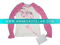 Wholesale girl's t-shirt brand t-shirt designer t-shirt