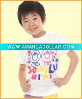 Wholesale T Shirt for Children,Short Sleeve,Round Neck