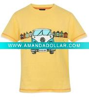 Wholesale fashionable 100% cotton boys t shirt