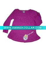 Girl's knit T-shirt