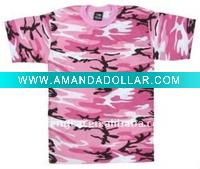 Wholesale fashionable 100% cotton boys camo t shirt