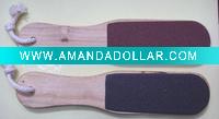 Wooden foot file