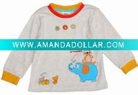 Wholesale Children winter top A1122# Apricot