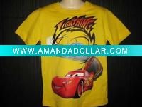 Wholesale fashionable 100% cotton children t shirt