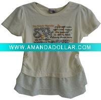 Wholesale Kid's lace t shirts