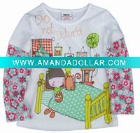 Wholesale Wholesale nova new spring/winter cotton t shirt F1945#White