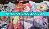 Wholesale Power seller ! cartoon T-shirt Spongebob T-shirt fashion T-shrt A0267