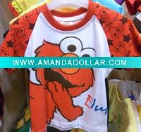 Wholesale Power seller ! Seasame Street cartoon T-shirt spiderman T-shirt fashion T-shirt A0277 wholesale