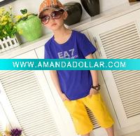Wholesale White Little boy T Shirt