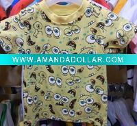 Wholesale Power seller ! cartoon T-shirt Spongebob T-shirt fashion T-shirt A0270