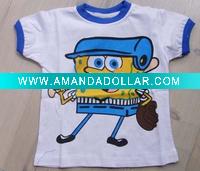 Wholesale Power seller ! cartoon T-shirt Spongebob T-shirt fashion T-shrt A0266