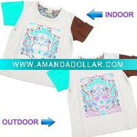 Wholesale UV color changing children clothing outlet
