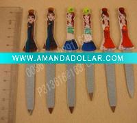 Wholesale beauty girl metal nail file