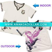 Wholesale UV color change fashion kids t shirt