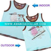 Wholesale UV color change child cotton vest